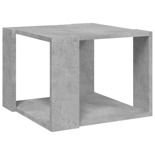 vidaXL Soffbord betonggrå 40x40x30 cm konstruerat trä grå