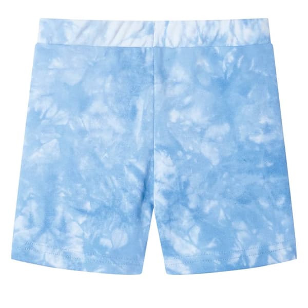 vidaXL Barnshorts med snöre mjuk blå 128 Blå