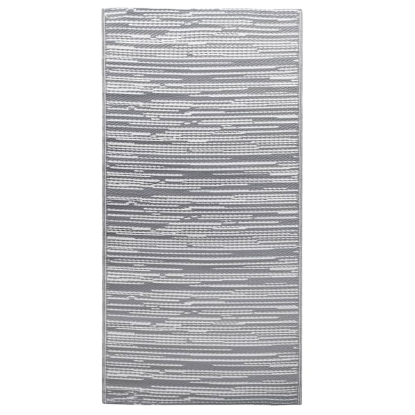vidaXL Utomhusmatta ARAKIL grå 160x230 cm PP grå