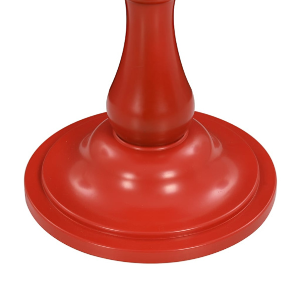 vidaXL Bordslampa med tomte 64 cm LED Röd