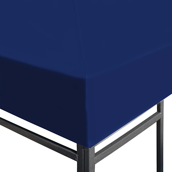 vidaXL Paviljongtak 310 g/m² 4x3 m blå Blå