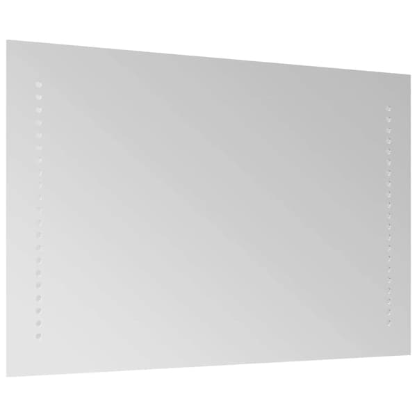 vidaXL Badrumsspegel LED 60x40 cm Transparent