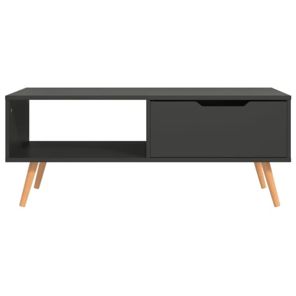 vidaXL Soffbord grå 100x49,5x43 cm konstruerat trä grå