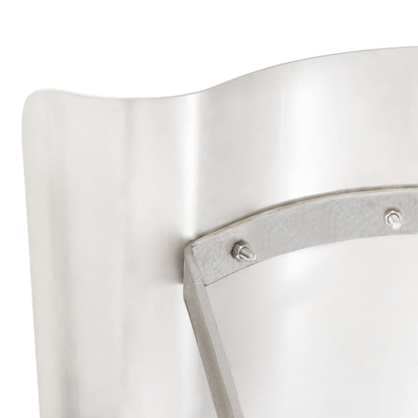 vidaXL Skorstenshuv rostfritt stål silver Silver