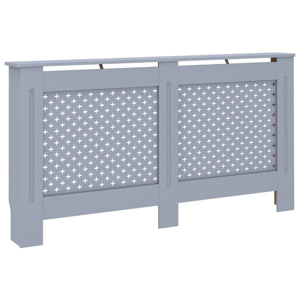 vidaXL Elementskydd antracit 152x19x81,5 cm MDF Antracit