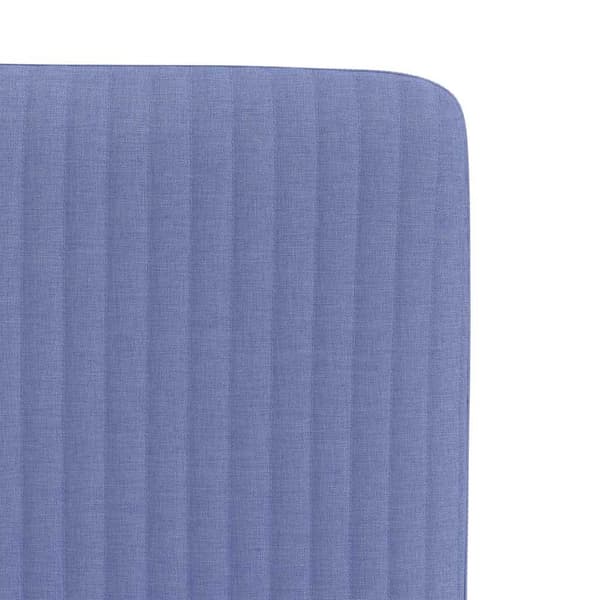 vidaXL Matstolar 6 st Jeans blått tyg Blå