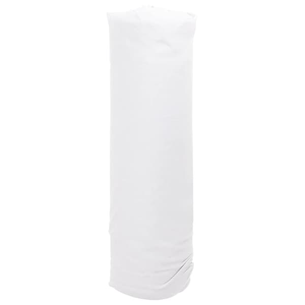 vidaXL Ogräsduk 1x10 m polyesterfiber vit Vit
