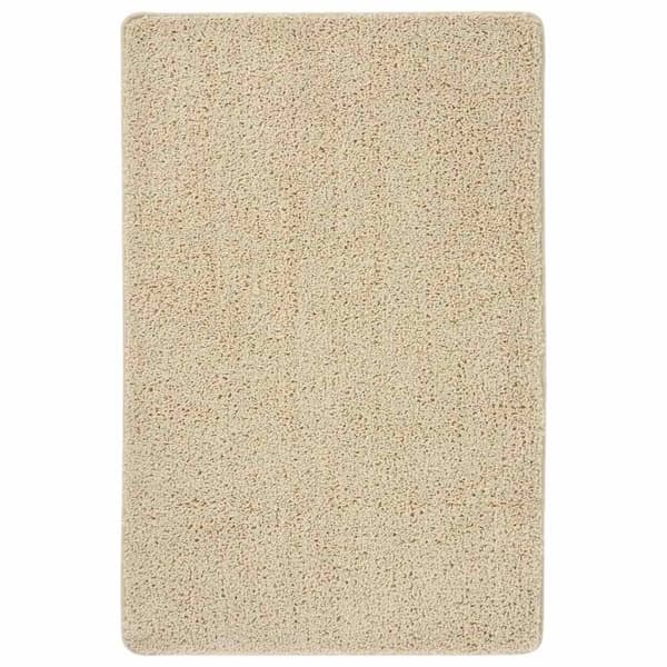 vidaXL Matta gräddvit 200x290 cm halkfri Creme