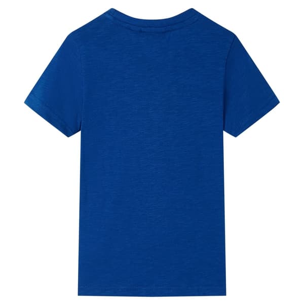 vidaXL T-shirt för barn mörkgrå 104 Blå