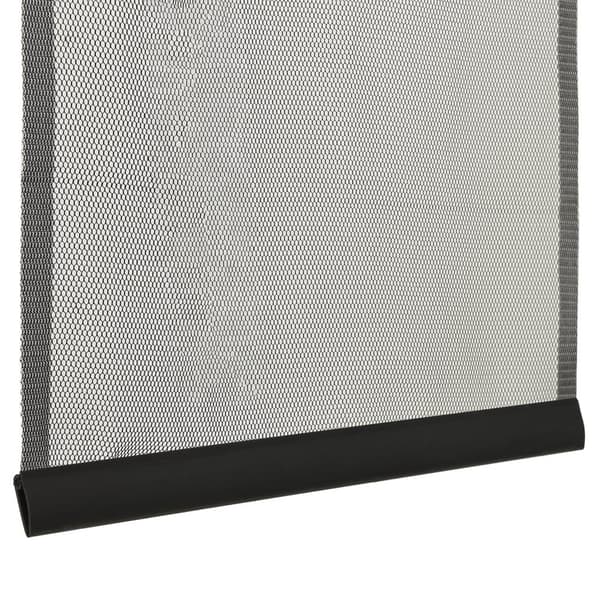 vidaXL Insektsnät för dörr svart 100x220 cm polyester art