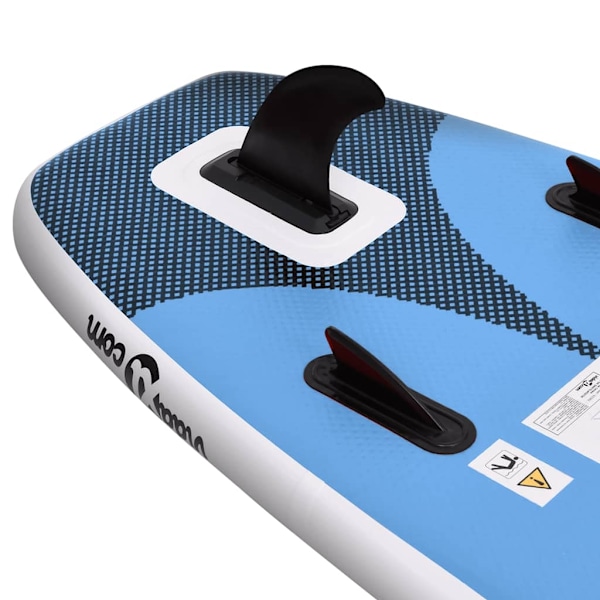 vidaXL Upplåsbar SUP-bräda set blå 360x81x10 cm Blå