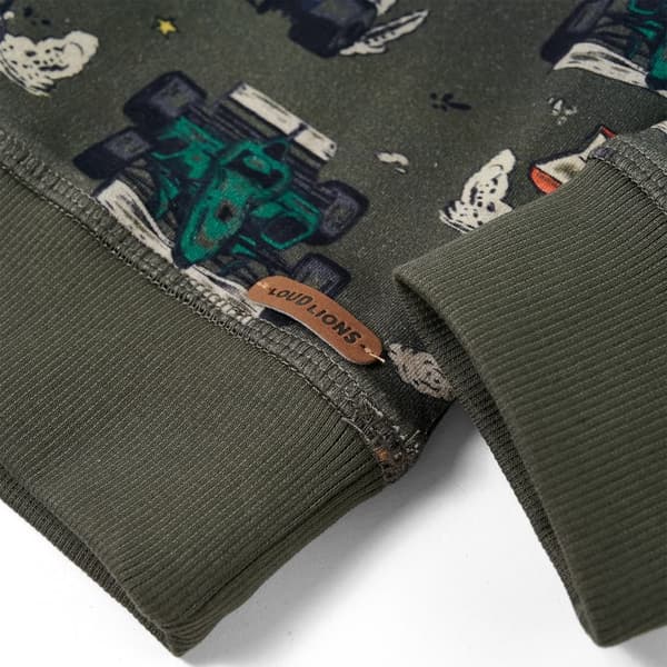 vidaXL Tröja för barn khaki 92 Grön