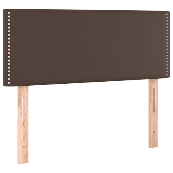 vidaXL Sänggavel brun 100x5x78/88 cm konstläder Brun