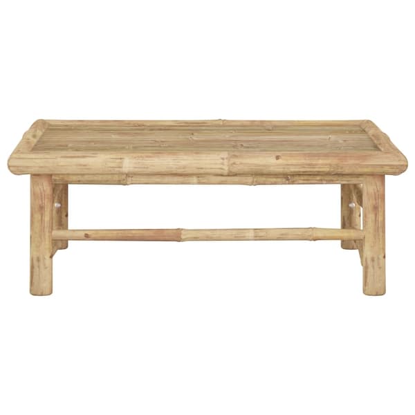 vidaXL Trädgårdsbord 65x65x30 cm bambu Brun