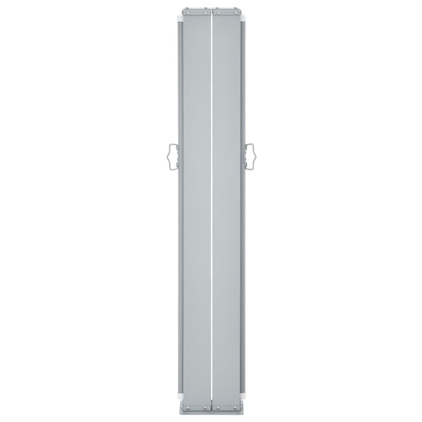 vidaXL Infällbar sidomarkis gräddvit 100x600 cm Creme