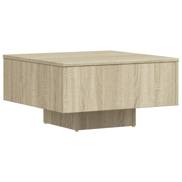 vidaXL Soffbord sonoma-ek 60x60x31,5 cm konstruerat trä Brun