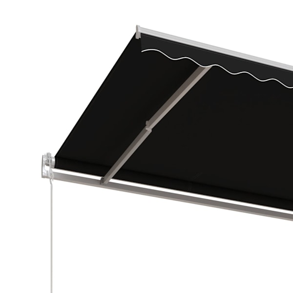 vidaXL Markis automatiskt infällbar 450x350 cm antracit Antracit