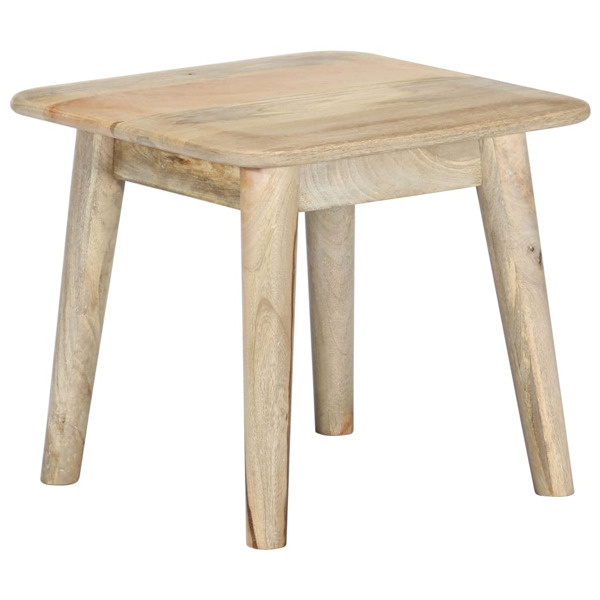 vidaXL Soffbord 45x45x40 cm massivt mangoträ Brun