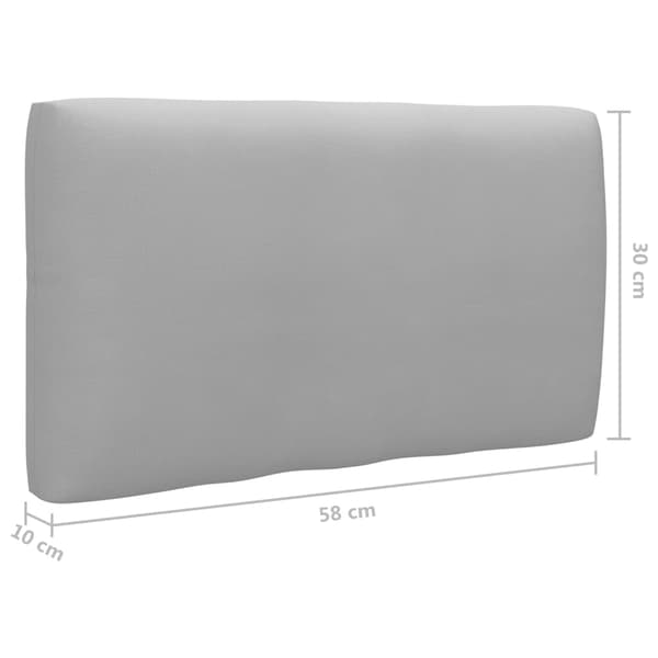 vidaXL Pallsoffa 2-sits med dynor honungsbrun impregnerad furu Brun