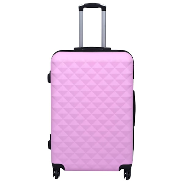 vidaXL Hårda resväskor 2 st rosa ABS Rosa