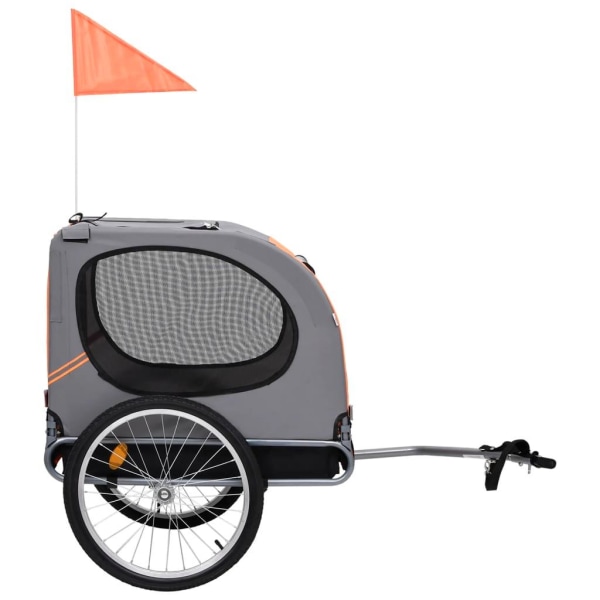 Cykelvagn hund orange och grå 597e | Grey | 11200000 | Fyndiq