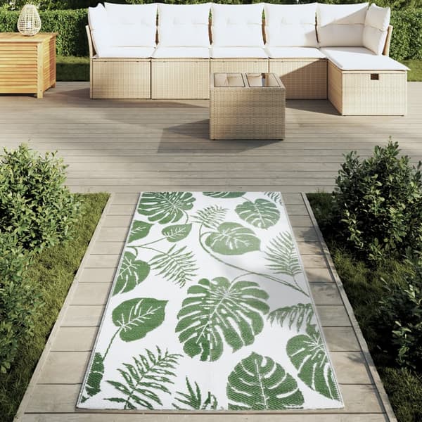 vidaXL Utomhusmatta grön 80x150 cm PP Grön