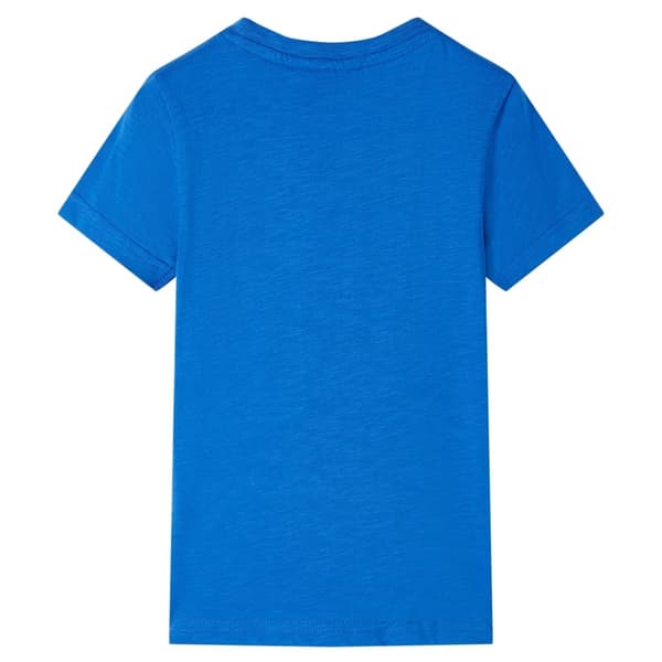 vidaXL T-shirt för barn blå 116 Blå