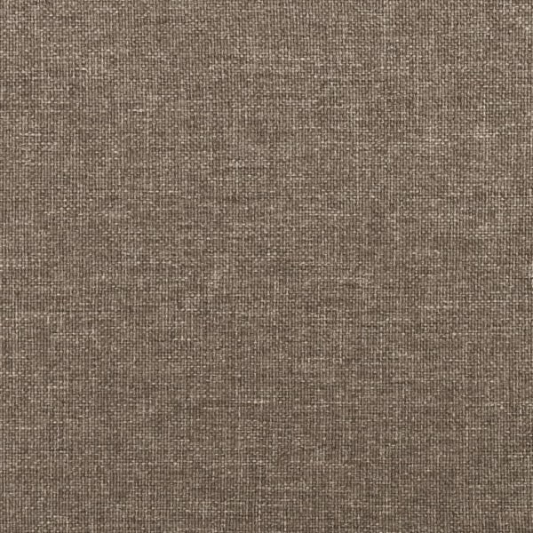 vidaXL Sänggavel med kanter taupe 163x23x118/128 cm tyg Taupe