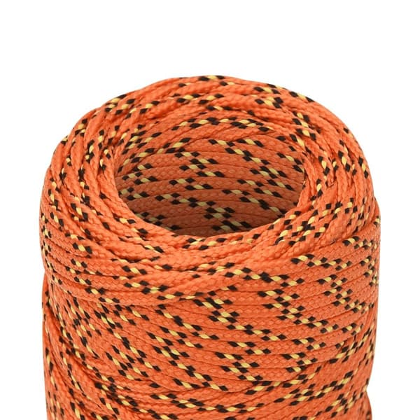 vidaXL Båtlina orange 2 mm 25 m polypropen