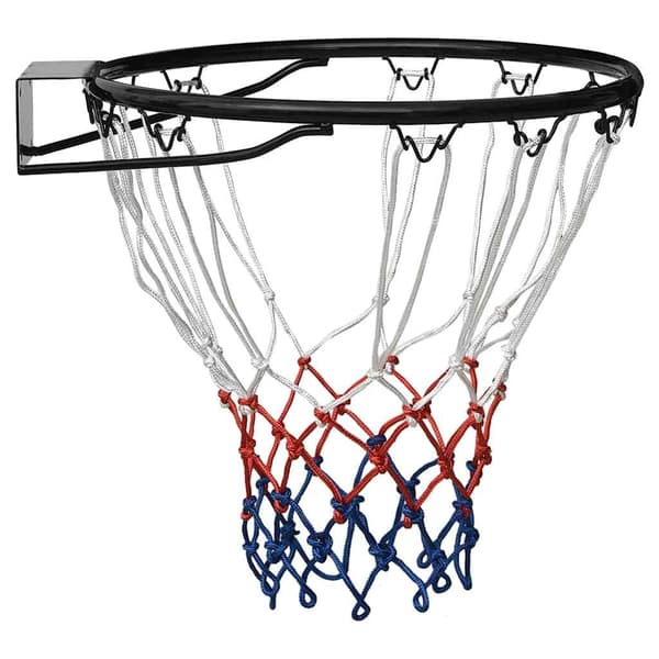 vidaXL Basketring svart 39 cm stål art