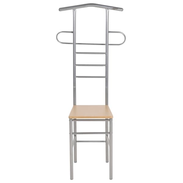 vidaXL Herrbetjänt stol 2-pack Brun