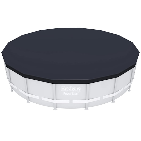 Bestway Poolöverdrag Flowclear 488 cm Antracit