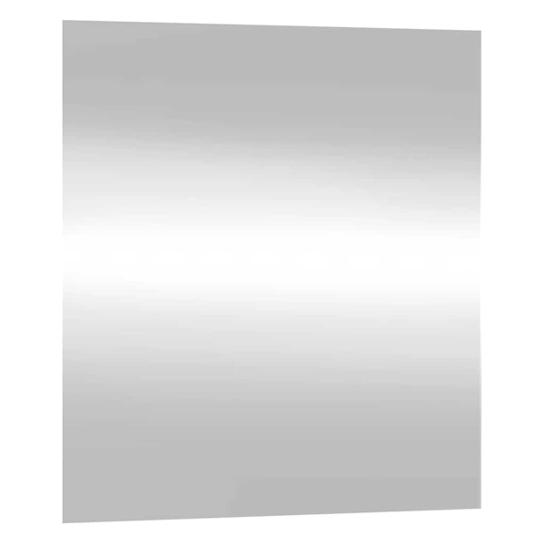 vidaXL Väggspegel 50x60 cm glas rektangulär Silver