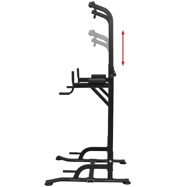 vidaXL Power Tower 182-235 cm Svart
