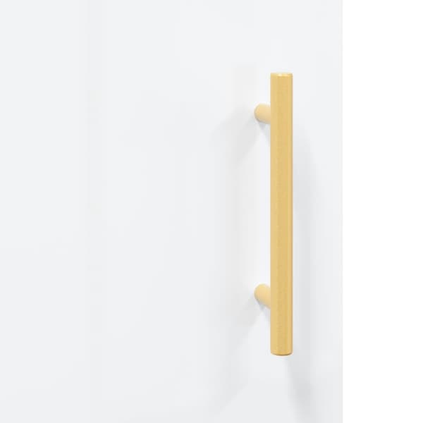vidaXL Skänk vit högglans 69,5x34x90 cm konstruerat trä Vit
