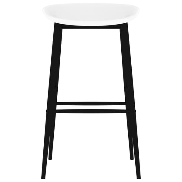 vidaXL Bargrupp 7 delar vit Vit