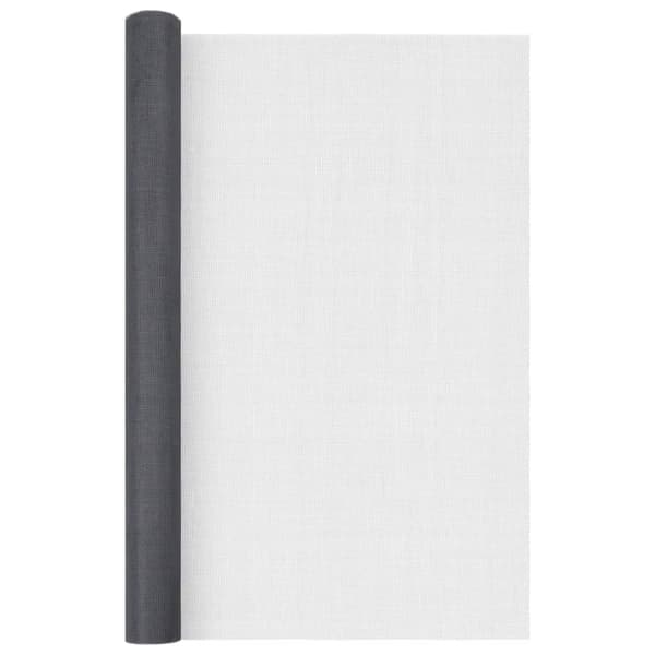 vidaXL Insektsnät glasfiberplast 100x1000 cm grå grå