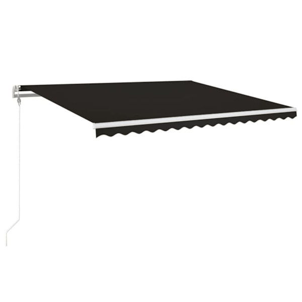 vidaXL Markis automatiskt infällbar 450x350 cm antracit Antracit