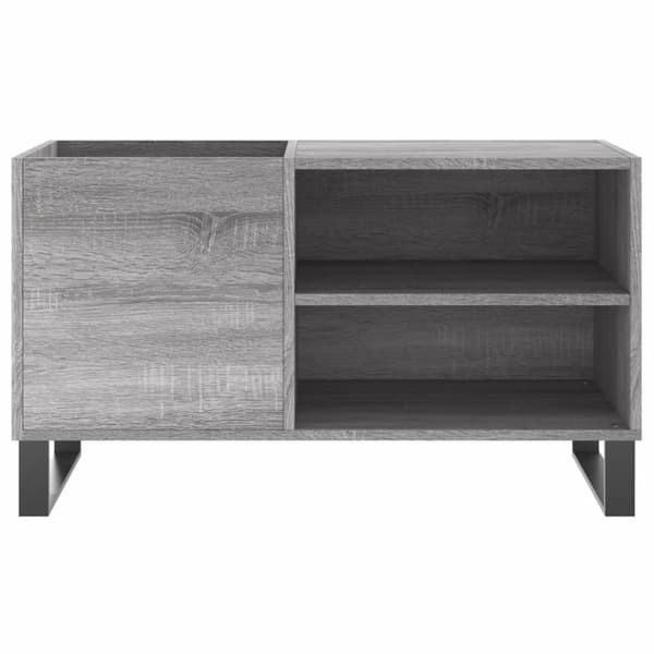 vidaXL Stereobänk grå sonoma 85x38x48 cm konstruerat trä Grå
