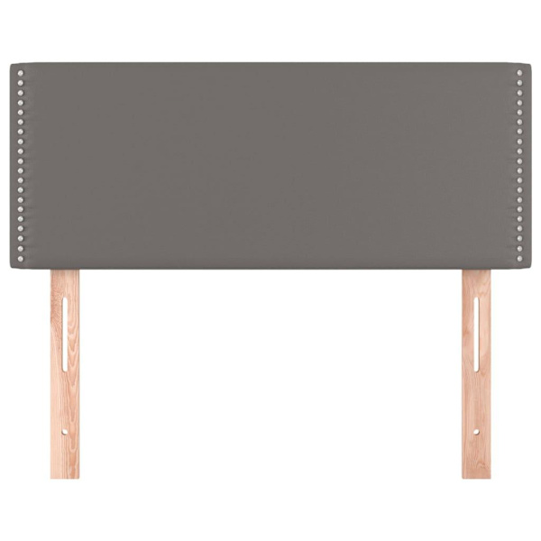 vidaXL Sänggavel grå 80x5x78/88 cm konstläder Grå