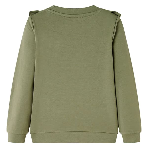 vidaXL Tröja för barn khaki 128 Grön
