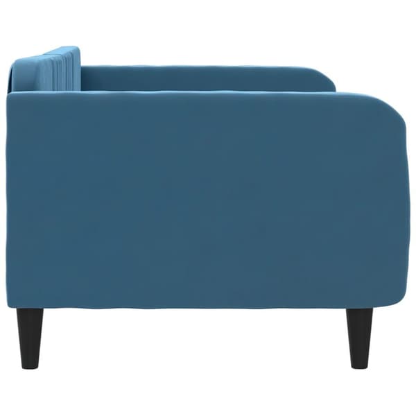 vidaXL Dagbädd blå 90x200 cm sammet Blå