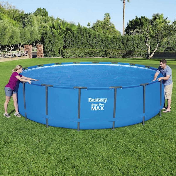Bestway Poolöverdrag Flowclear 549 cm Blå