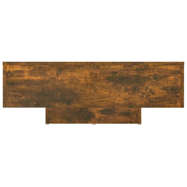 vidaXL Soffbord rökfärgad ek 85x55x31 cm konstruerat trä Brun