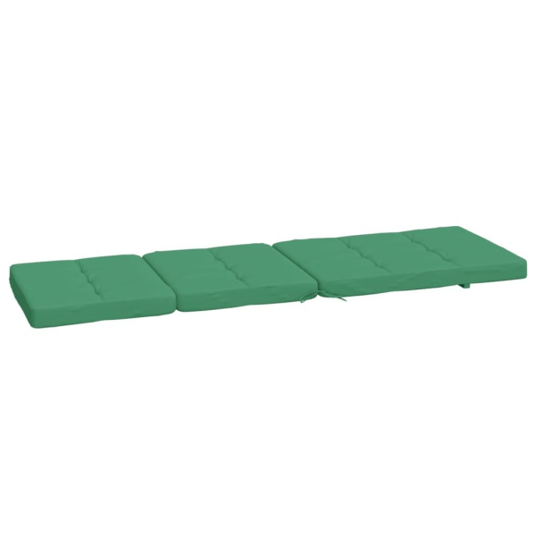vidaXL Stolsdynor för däckstolar 2 st grön oxfordtyg Grön