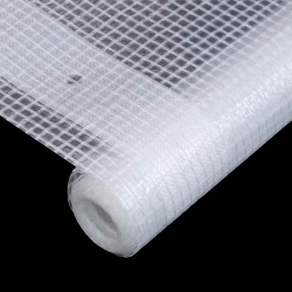 vidaXL Leno presenning 260 g/m² 4x5 m vit Vit