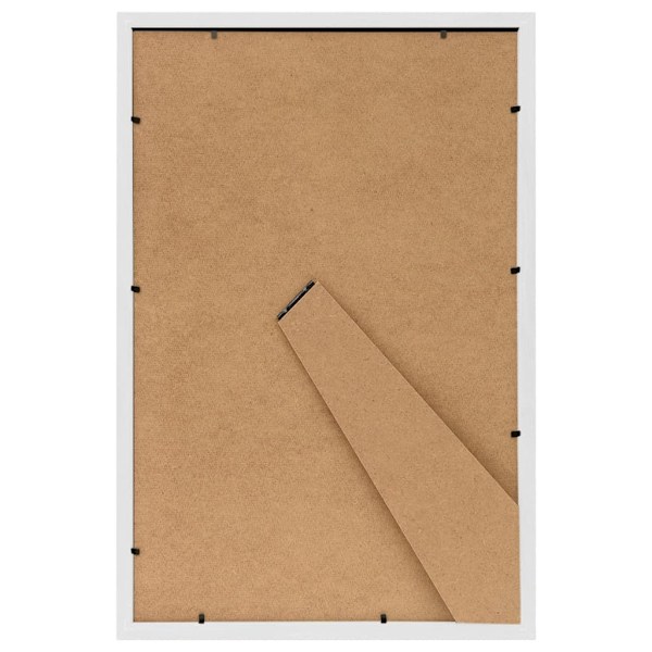 vidaXL Fotoramar 3 st för bord vit 21x29,7cm MDF Vit