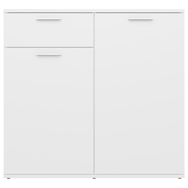vidaXL Skåp vit 80x36x75 cm konstruerat trä Vit