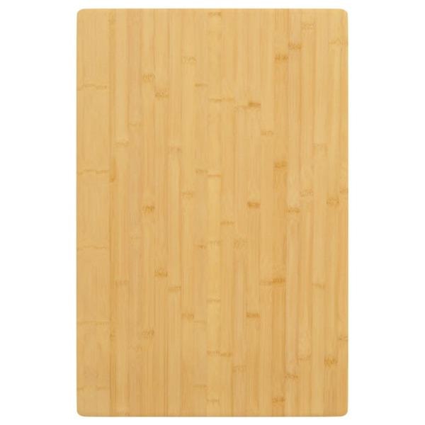 vidaXL Bordsskiva 40x60x1,5 cm bambu Brun