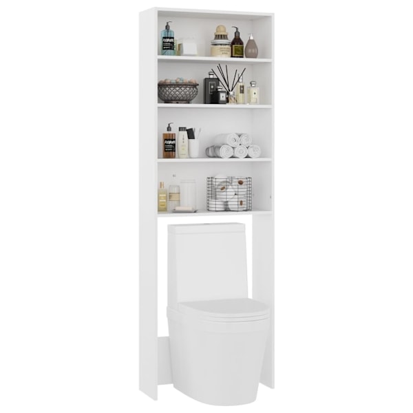 vidaXL Badrumsskåp vit 64x24x190 cm White